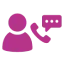 icône contact par téléphone